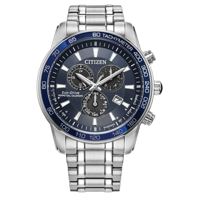 Relógio Citizen Classic Cronógrafo Eco-Drive - BL5640 59LN Azul 1