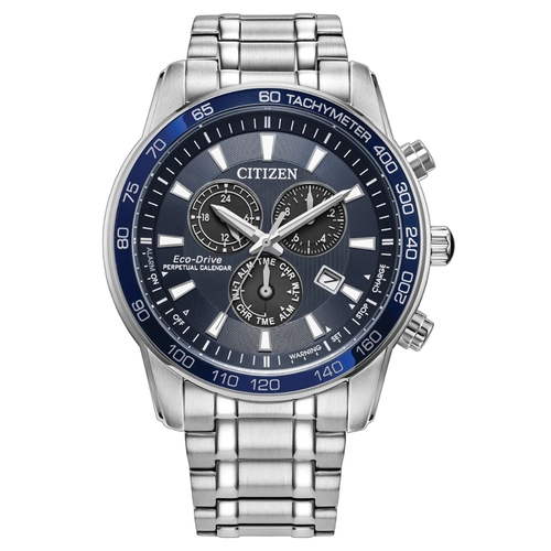 Relógio Citizen Classic Cronógrafo Eco-Drive - BL5640 59LN Azul