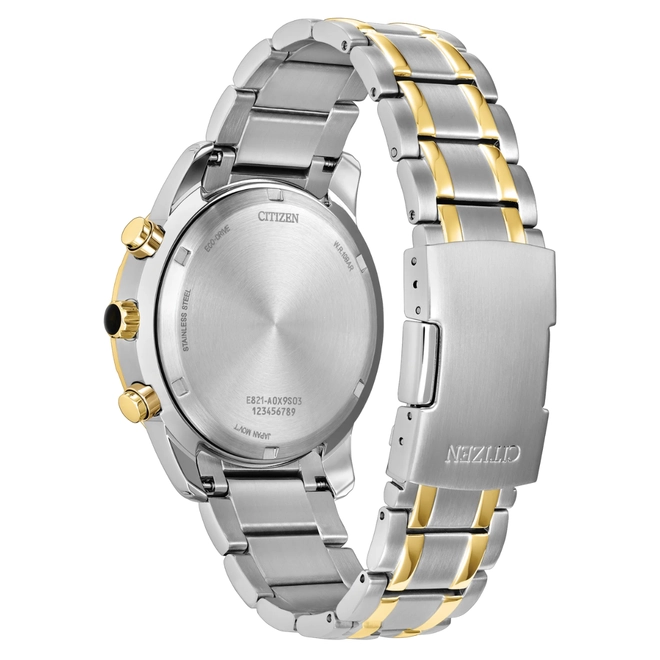 Relógio Citizen Classic Cronógrafo Eco-Drive - BL5644 58EN Bicolor 3