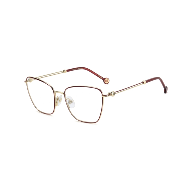 Óculos de Grau Carolina Herrera HER 0426 NOA 5417 Metal Bordô e Dourado 1