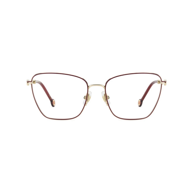 Óculos de Grau Carolina Herrera HER 0426 NOA 5417 Metal Bordô e Dourado 2