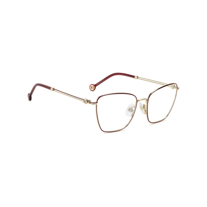 Óculos de Grau Carolina Herrera HER 0426 NOA 5417 Metal Bordô e Dourado 3