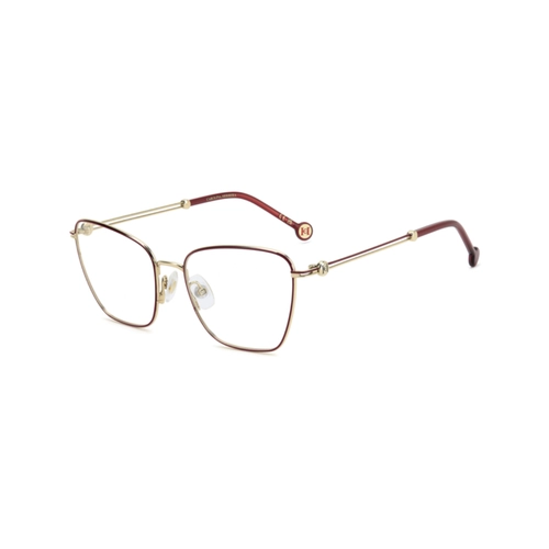 Óculos de Grau Carolina Herrera HER 0426 NOA 5417 Metal Bordô e Dourado