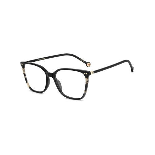 Óculos de Grau Carolina Herrera HER 0434 807 5417 Acetato Preto Mesclado