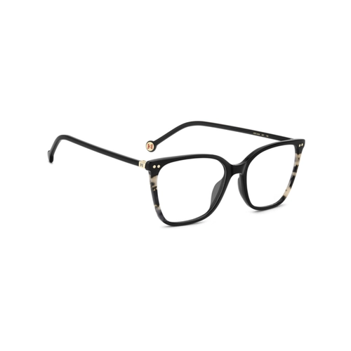 Óculos de Grau Carolina Herrera HER 0434 807 5417 Acetato Preto Mesclado