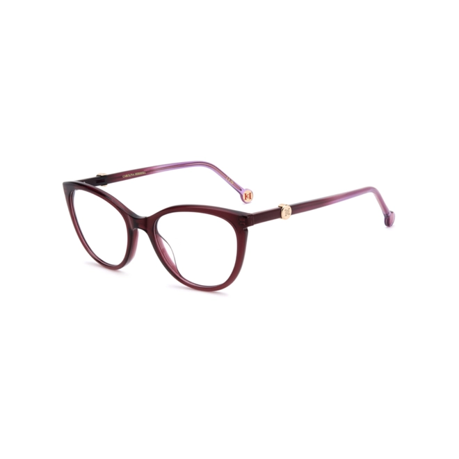 Óculos de Grau Carolina Herrera HER 0437 LHF 5218 Acetato Bordô 1