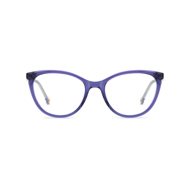 Óculos de Grau Carolina Herrera HER 0437 ZX9 5218 Acetato Azul 2