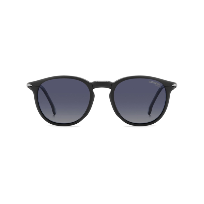 Óculos de Grau Carrera CA 393/C 9ZJ 4921 Acetato Preto sobre Azul com Clip-On na cor Azul Degradê Polarizado 2
