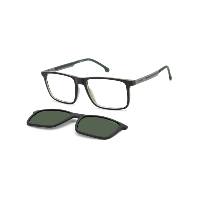 Óculos de Grau Carrera CA 8941/C 3OL 5617 Poliamida Preto sobre Verde com Clip-On na cor Verde Polarizado 1