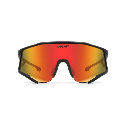 Óculos de Sol Carrera Ducati CARDUC 067/S BLX 99UZ Poliamida Preto Fosco com lentes na cor Vermelho Espelhado