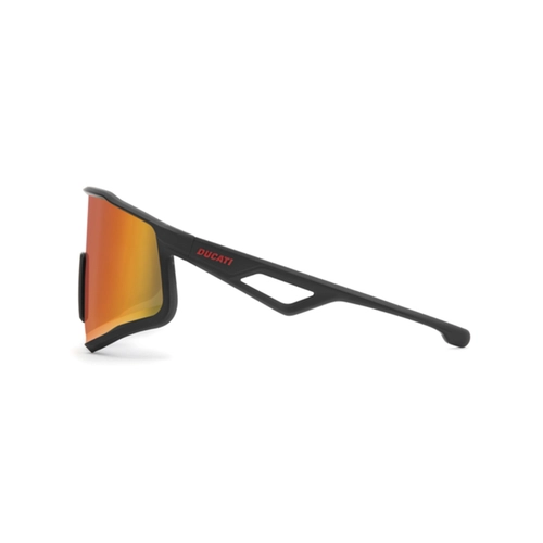 Óculos de Sol Carrera Ducati CARDUC 067/S BLX 99UZ Poliamida Preto Fosco com lentes na cor Vermelho Espelhado
