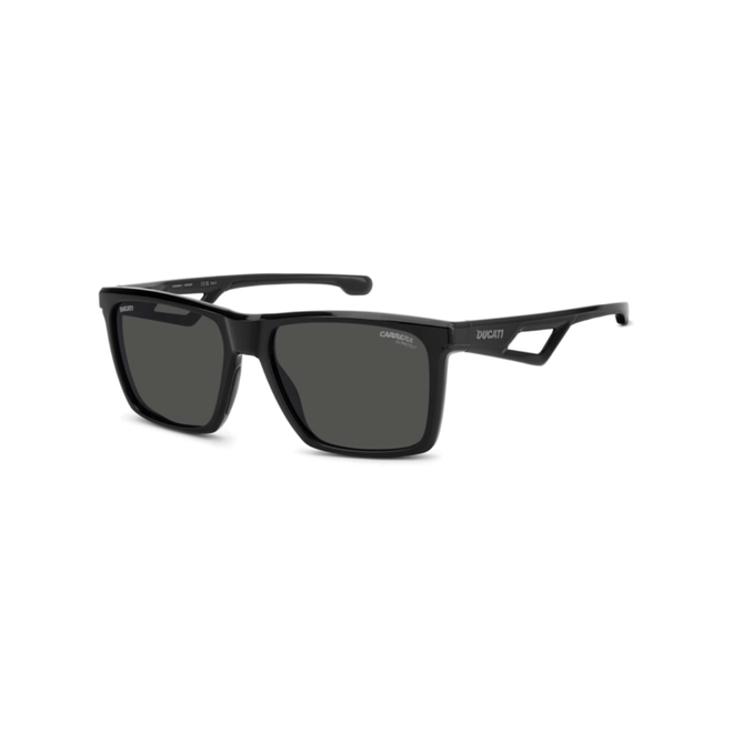 Óculos de Sol Carrera Ducati CARDUC 069/S 807 57IR Acetato Preto com lentes na cor Cinza 1