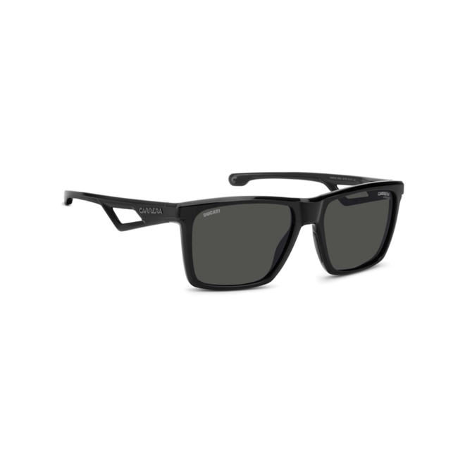 Óculos de Sol Carrera Ducati CARDUC 069/S 807 57IR Acetato Preto com lentes na cor Cinza 3