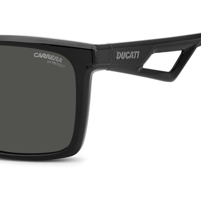 Óculos de Sol Carrera Ducati CARDUC 069/S 807 57IR Acetato Preto com lentes na cor Cinza 5