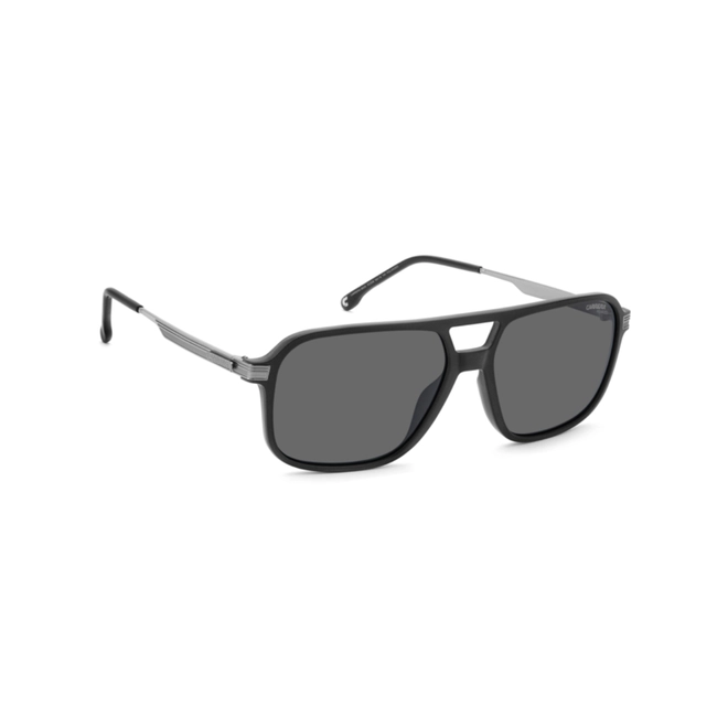 Óculos de Sol CARRERA 390/S RZZ 59M9 Acetato Grafite e Preto Fosco com lentes na cor Cinza Polarizado 3