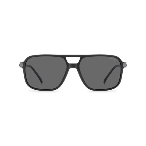 Óculos de Sol CARRERA 390/S RZZ 59M9 Acetato Grafite e Preto Fosco com lentes na cor Cinza Polarizado