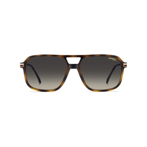 Óculos de Sol CARRERA 390/S 086 599O Poliamida Marrom Mesclado com lentes na cor Cinza Degradê