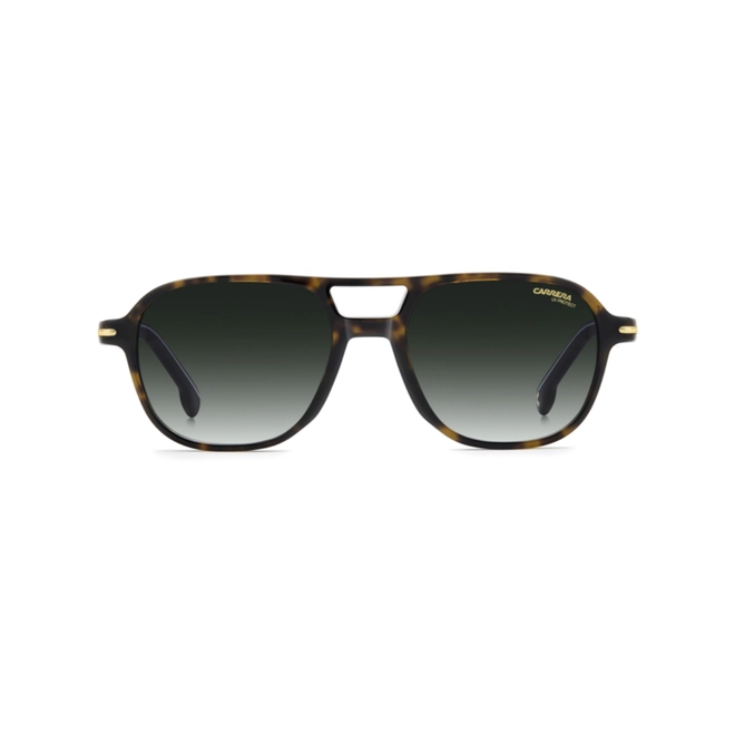 Óculos de Sol CARRERA 392/S 086 549K Acetato Marrom Mesclado Escuro com lentes na cor Verde Degradê 2