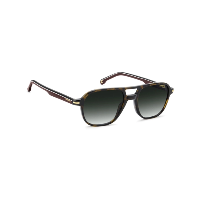 Óculos de Sol CARRERA 392/S 086 549K Acetato Marrom Mesclado Escuro com lentes na cor Verde Degradê 3