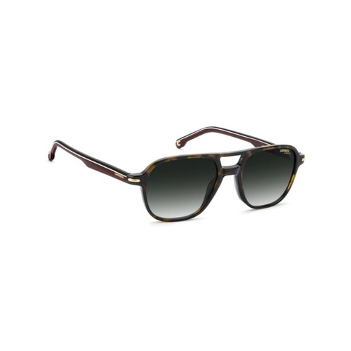 Óculos de Sol CARRERA 392/S 086 549K Acetato Marrom Mesclado Escuro com lentes na cor Verde Degradê
