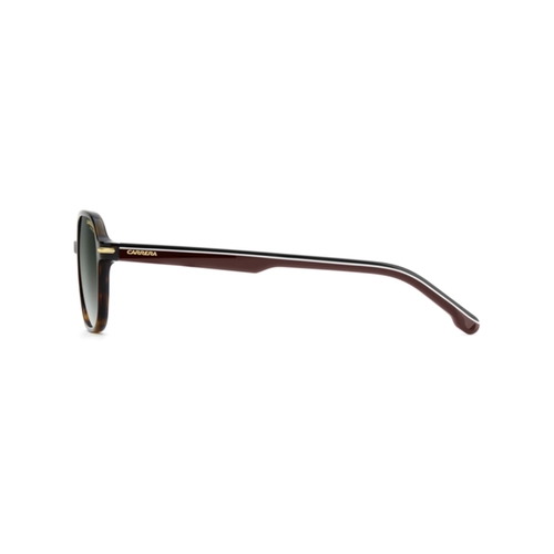Óculos de Sol CARRERA 392/S 086 549K Acetato Marrom Mesclado Escuro com lentes na cor Verde Degradê
