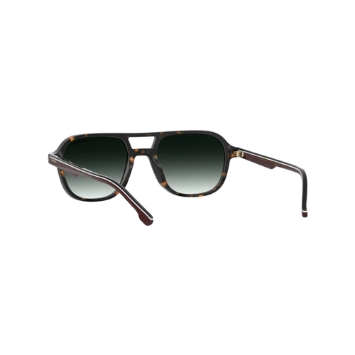 Óculos de Sol CARRERA 392/S 086 549K Acetato Marrom Mesclado Escuro com lentes na cor Verde Degradê
