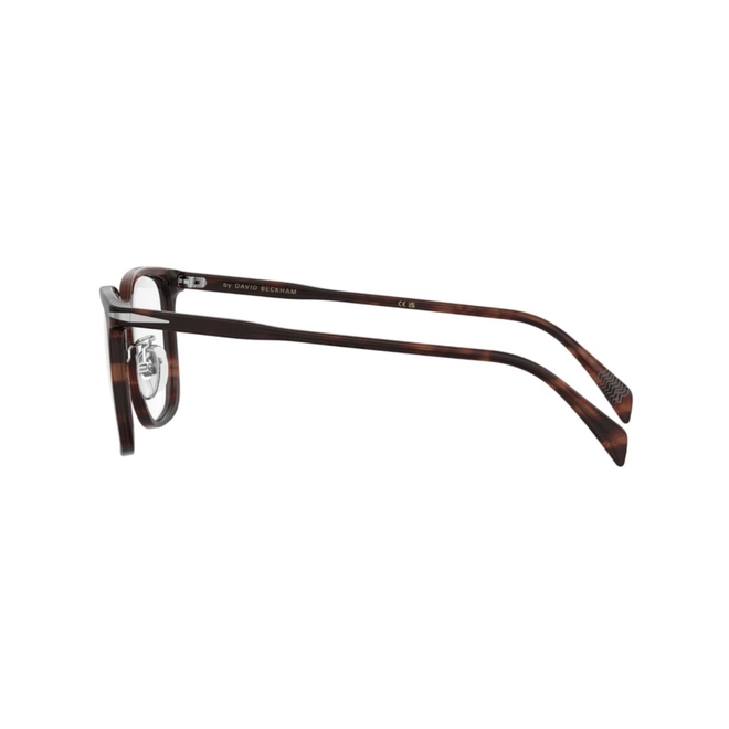 Óculos de Grau David Beckham DB 1233/G EX4 5419 Acetato Marrom Mesclado Escuro 4