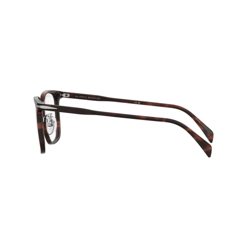 Óculos de Grau David Beckham DB 1233/G EX4 5419 Acetato Marrom Mesclado Escuro
