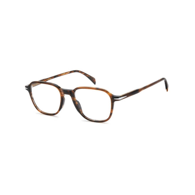Óculos de Grau David Beckham DB 1250 EX4 5119 Acetato Marrom Mesclado 1