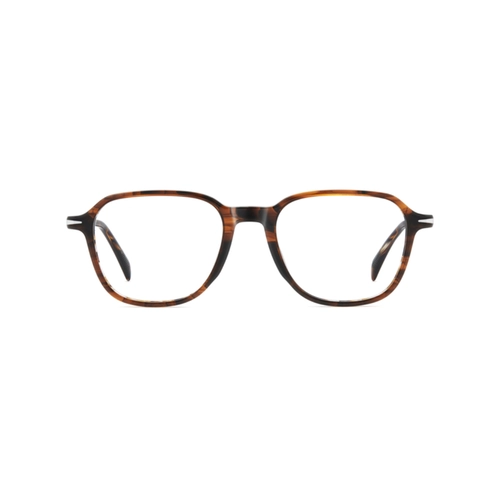 Óculos de Grau David Beckham DB 1250 EX4 5119 Acetato Marrom Mesclado