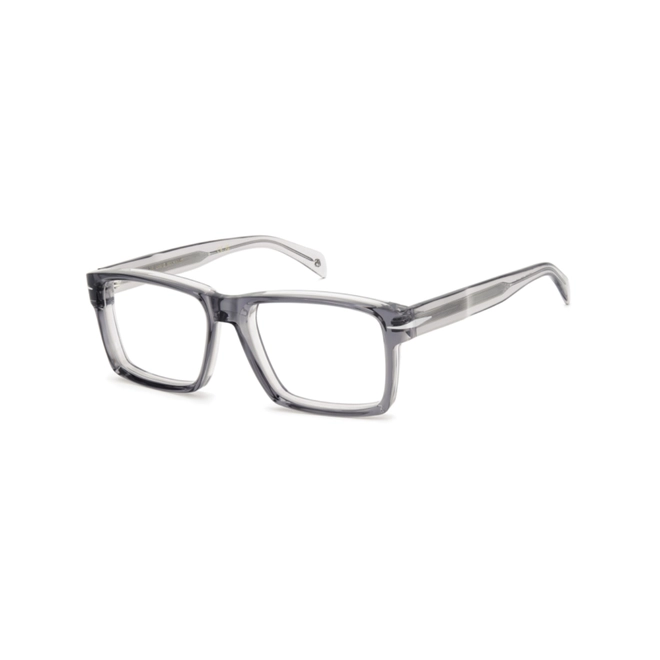 Óculos de Grau David Beckham DB 7168 TX7 5617 Acetato Cinza Transparente 1