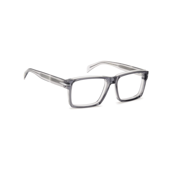 Óculos de Grau David Beckham DB 7168 TX7 5617 Acetato Cinza Transparente 3