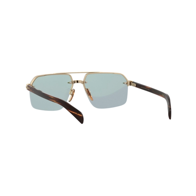 Óculos de Sol David Beckham DB 7170/S T5U 61SD Metal Dourado com lentes na cor Azul Fotocromático. 5