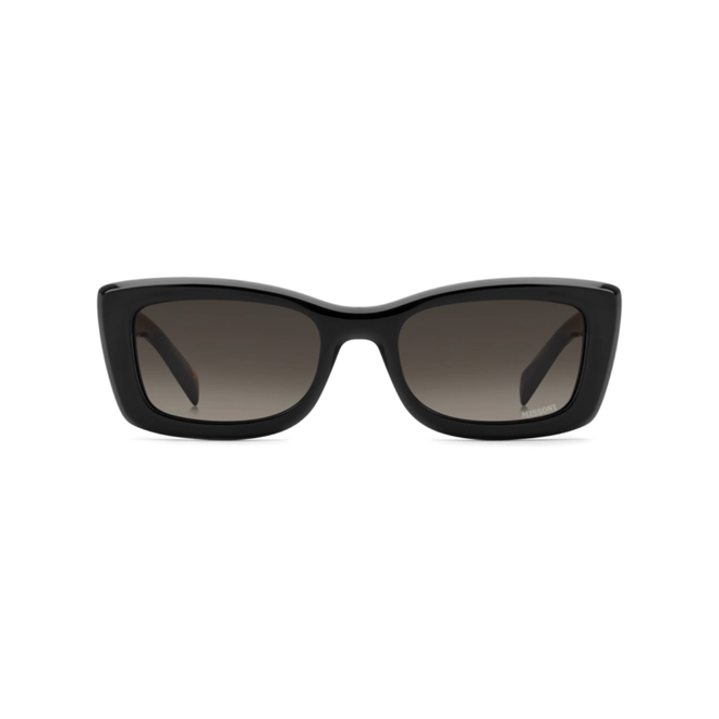 Óculos de Sol Missoni MIS 0296/S QFU 53HA Acetato Preto com lentes na cor Marrom Degradê 2