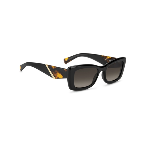 Óculos de Sol Missoni MIS 0296/S QFU 53HA Acetato Preto com lentes na cor Marrom Degradê