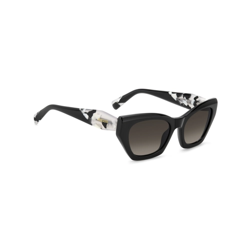 Óculos de Sol Missoni MIS 0300/S 807 53HA Acetato Preto com lentes na cor Marrom Degradê