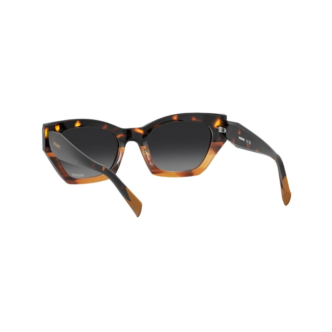 Óculos de Sol Missoni MIS 0300/S 2OK 539O Acetato Marrom Mesclado com lentes na cor Cinza Degradê 5