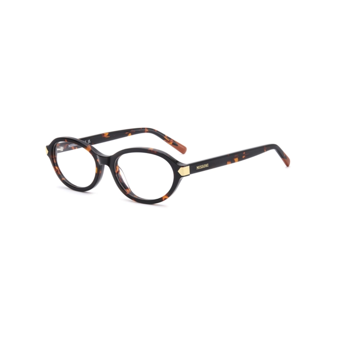 Óculos de Grau Missoni MIS 0307 086 5217 Acetato Marrom Mesclado 1