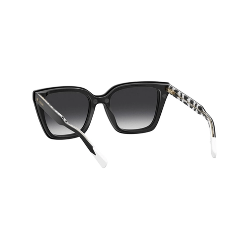 Óculos de Grau Missoni com Clip-On MIS 0309/C 807 54 Poliamida Preto com lentes na cor Cinza Degradê Polarizado