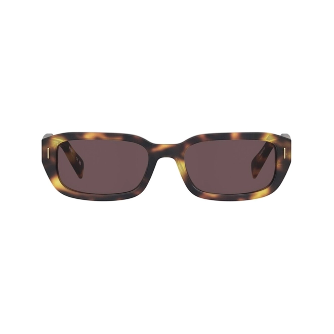 Óculos de Sol Moschino MOS221/S 086 55U1 Acetato Marrom Mesclado com lentes na cor Rosa 2