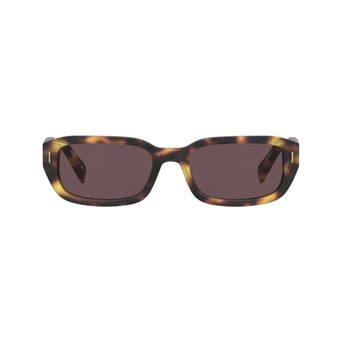 Óculos de Sol Moschino MOS221/S 086 55U1 Acetato Marrom Mesclado com lentes na cor Rosa