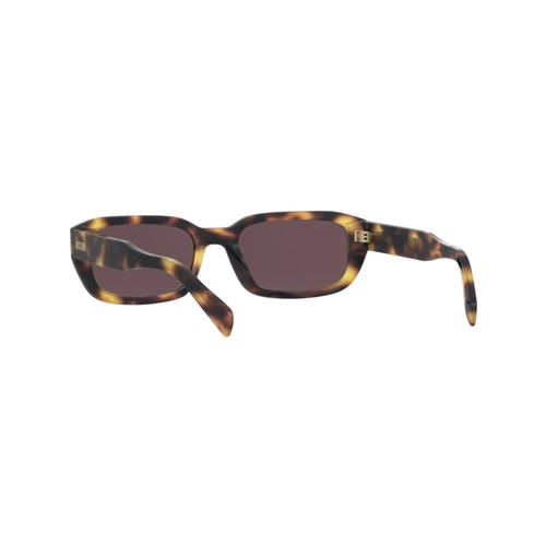 Óculos de Sol Moschino MOS221/S 086 55U1 Acetato Marrom Mesclado com lentes na cor Rosa
