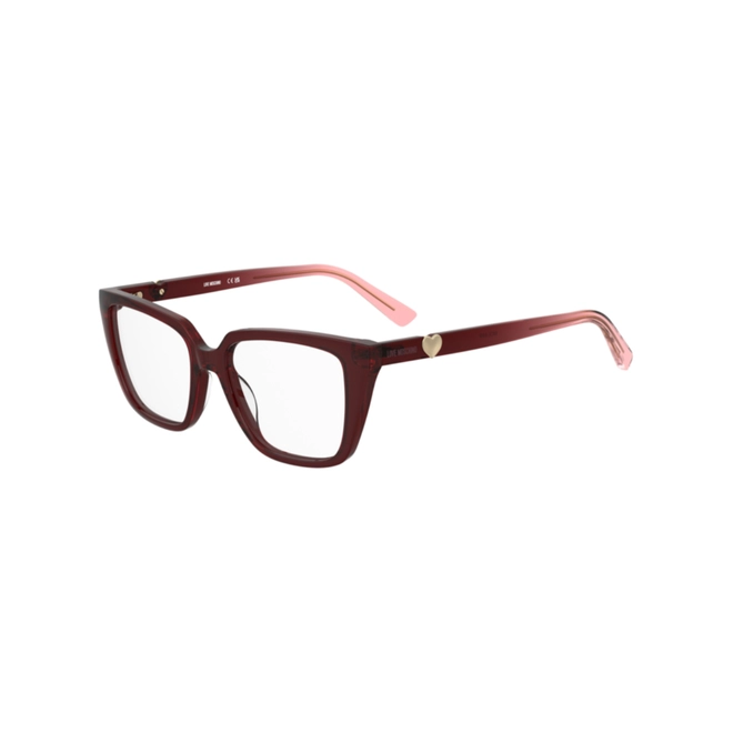 Óculos de Grau Love Moschino MOL699 C9A 5317 Poliamida Vermelho 1