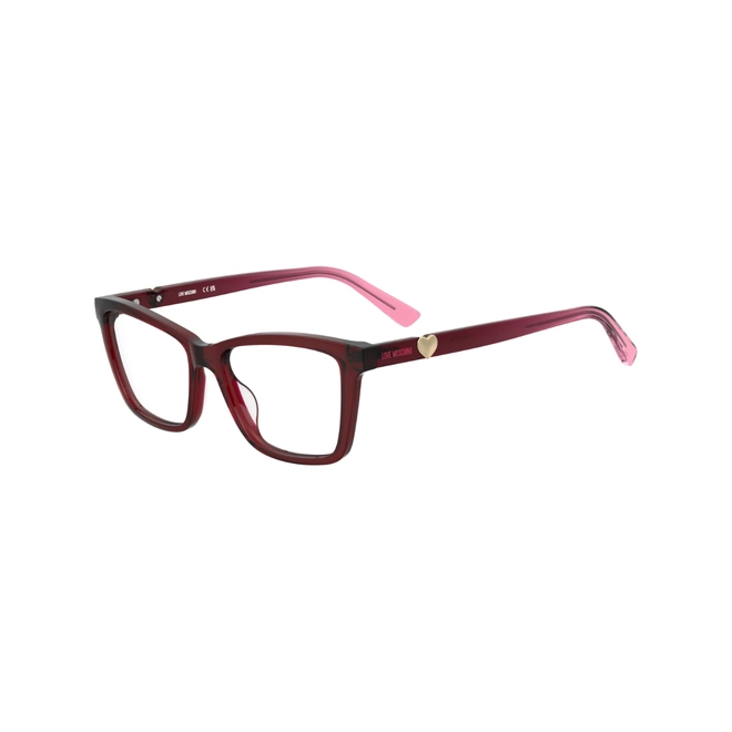 Óculos de Grau Love Moschino MOL700 8CQ 5416 Poliamida Cereja 1