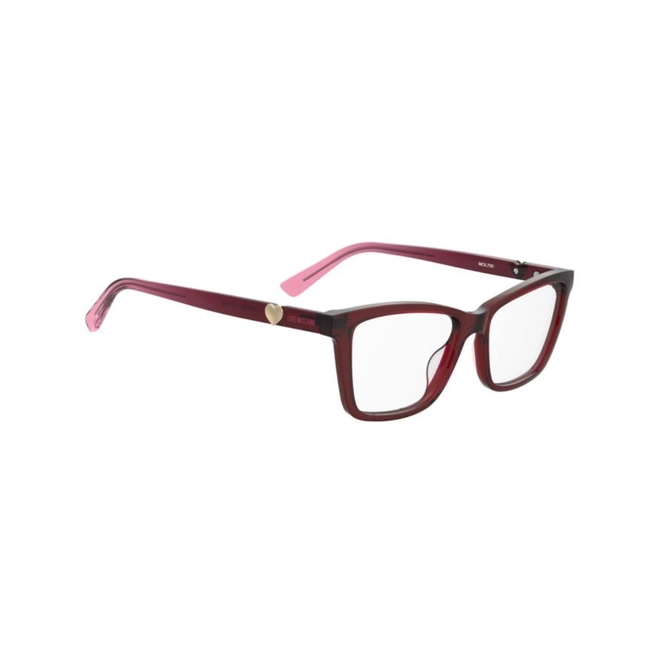 Óculos de Grau Love Moschino MOL700 8CQ 5416 Poliamida Cereja 3