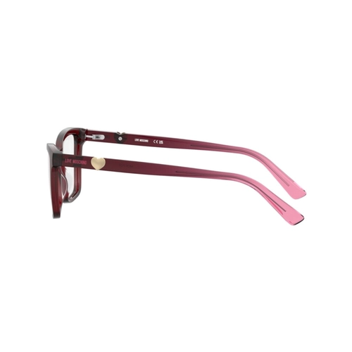 Óculos de Grau Love Moschino MOL700 8CQ 5416 Poliamida Cereja