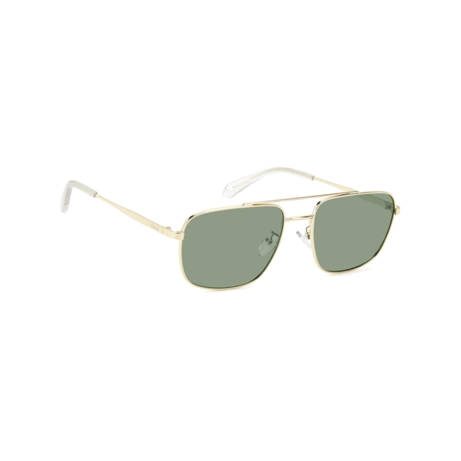 Óculos de Sol Polaroid PLD 4214/G/S/X PEF 59UC Metal Dourado com lentes na cor Verde Polarizado 3