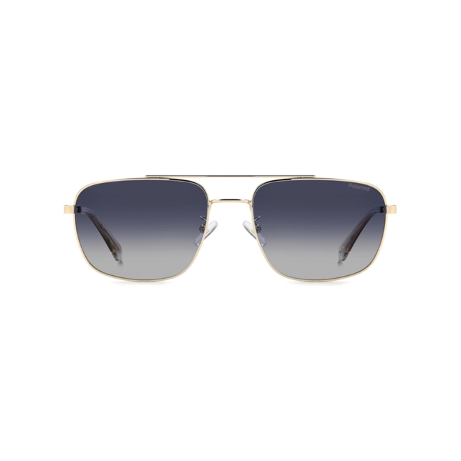Óculos de Sol Polaroid PLD 4214/G/S/X LKS 59Z7 Metal Dourado com lentes na cor Azul Degradê Polarizado 2