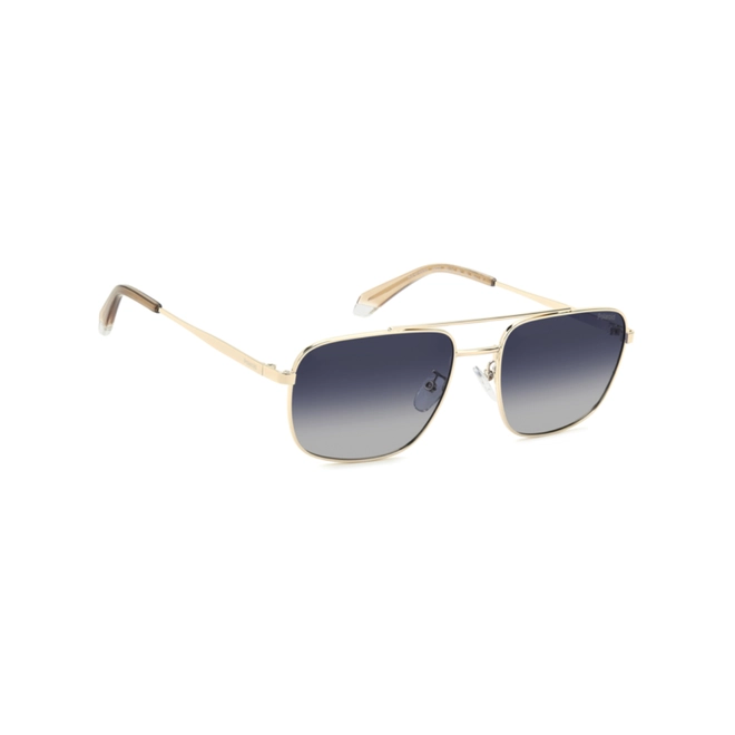 Óculos de Sol Polaroid PLD 4214/G/S/X LKS 59Z7 Metal Dourado com lentes na cor Azul Degradê Polarizado 3