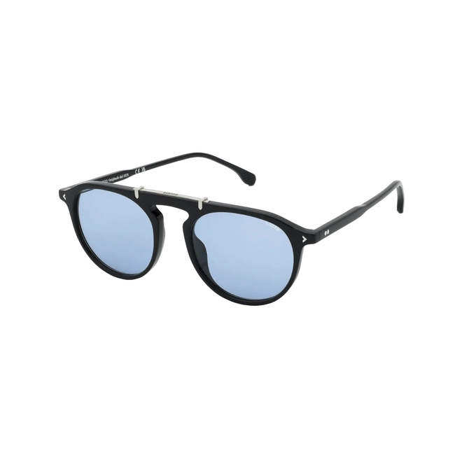 Óculos de Sol Lozza SL4430 52700K Acetato Preto com lentes na cor Azul 1